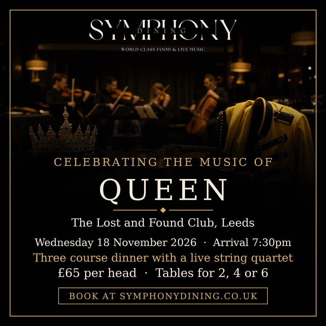 Symphony Dining, Celebrating The Music of Queen, The Lost and Found Club, Leeds