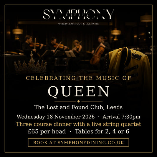 Symphony Dining, Celebrating The Music of Queen, The Lost and Found Club, Leeds